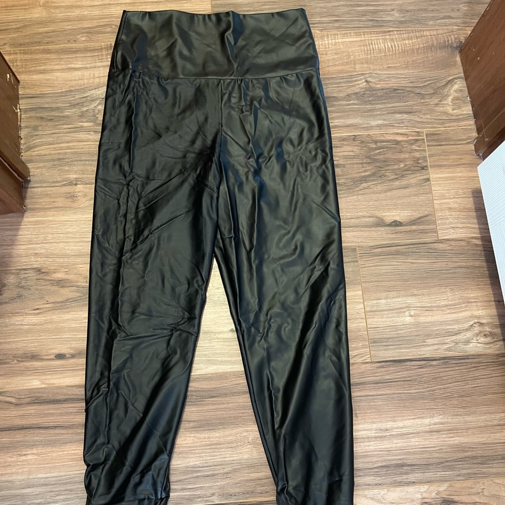 Faux Leather Legging